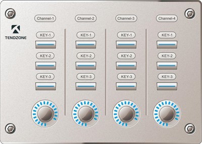 Painéal Rialúcháin Le Knobs Agus Cnaipí